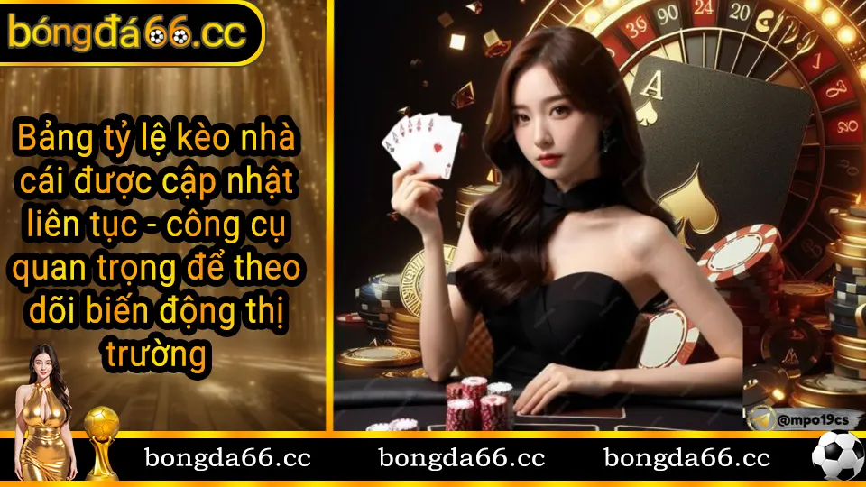 Cập nhật tỷ lệ kèo nhà cái trực tuyến với biến động theo thời gian thực