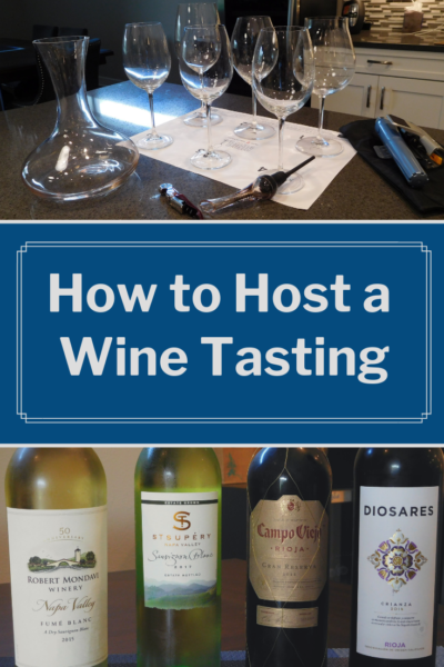 How to Host a Wine Tasting pin