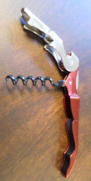 Two-step Wine Opener used to host a wine tasting