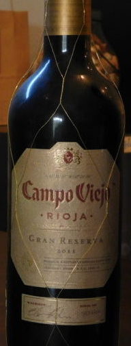 Wine Wednesday Campo Viejo Gran Reserva bottle