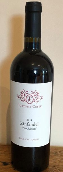 Wine Down Wednesday Tortoise Creek Zinfandel bottle