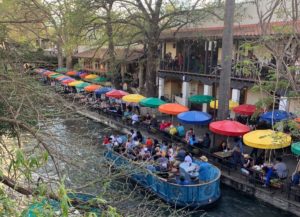 Restaurant Seating and Riverboat things to do in San Antonio Riverwalk
