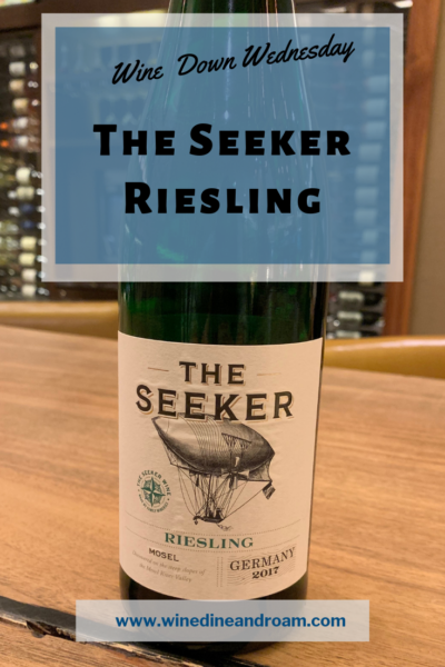 The Seeker German Riesling Review pin