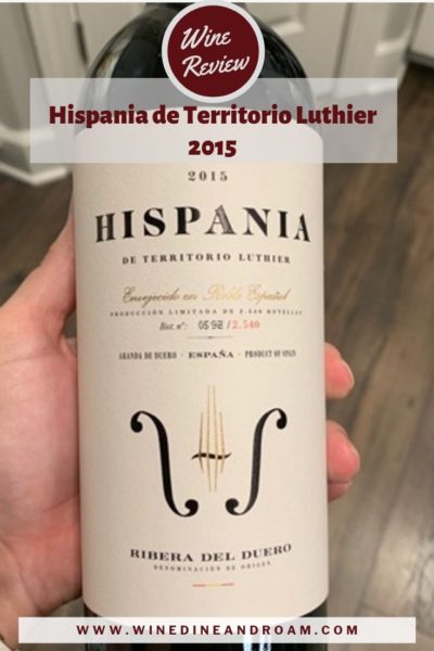 Hispania de Territorio Luthier 2015 Wine Pin 2