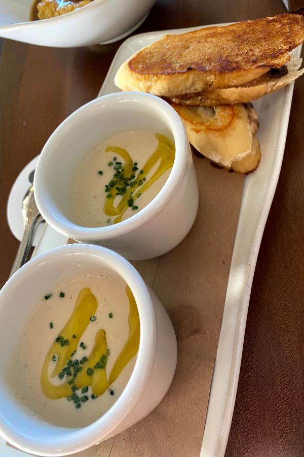 St. Francis Leek Soup and Crostini for 2 - great wineries in Sonoma